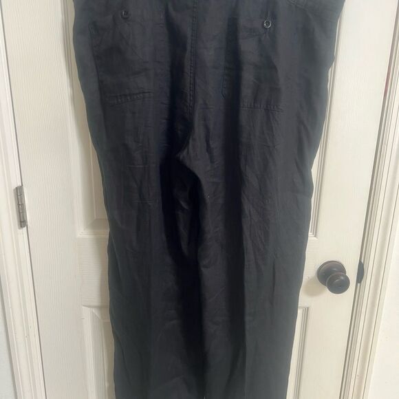 Lauren Ralph Lauren Black 100% Linen, Capsule, Minimalist, Neutral - Picture 5 of 7